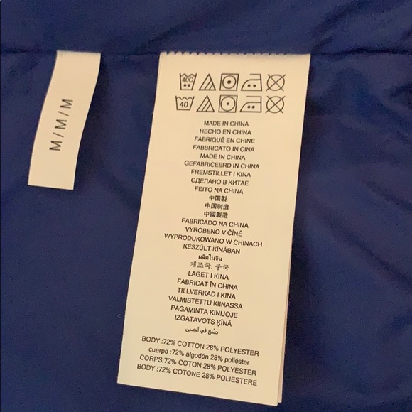 Kors X Tech Color Block Full Zip Drawstring Mixed Media Attached Hood Jacket - Picture 6 of 15